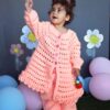 Χειροποίητο crochet πλεκτό βαπτιστικό φόρεμα για κορίτσι, σε boho στυλ!