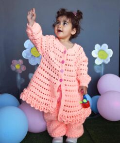 Χειροποίητο crochet πλεκτό βαπτιστικό φόρεμα για κορίτσι, σε boho στυλ!