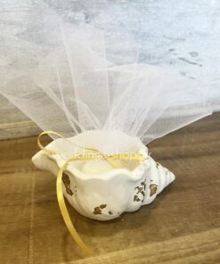 Μπομπονιέρα κοχύλι από πορσελάνη