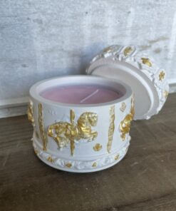 Μπομπονιέρα μπιζουτιέρα καρουζέλ απο πορσελάνη