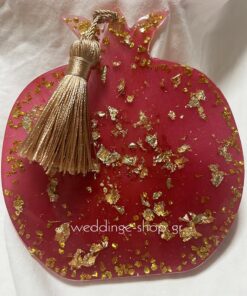 Χειροποίητο ρόδι από υγρό γυαλί