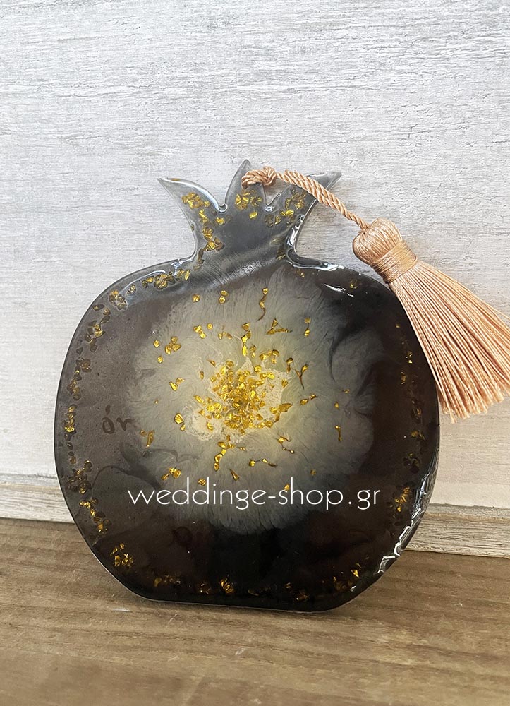 Χειροποίητο ρόδι από υγρό γυαλί