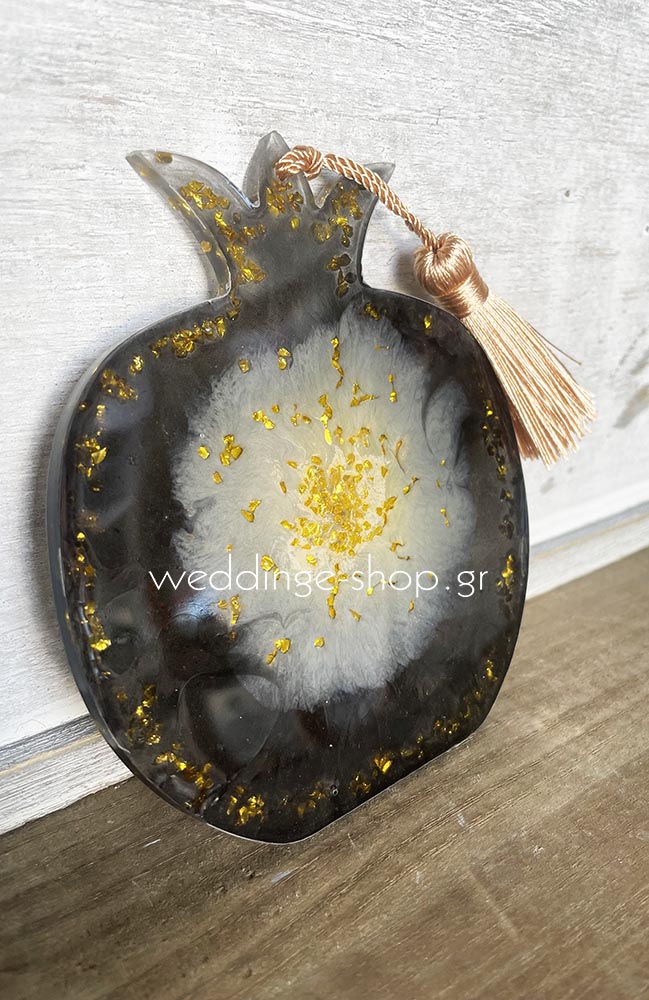 Χειροποίητο ρόδι από υγρό γυαλί