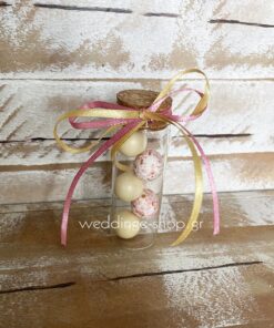 Μπομπονιέρα γυάλινος σωλήνας