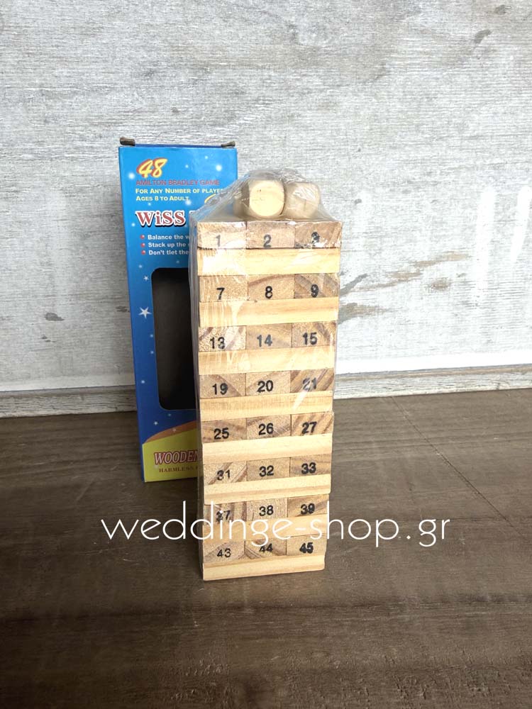 Μπομπομιέρα παιχνίδι τύπου jenga